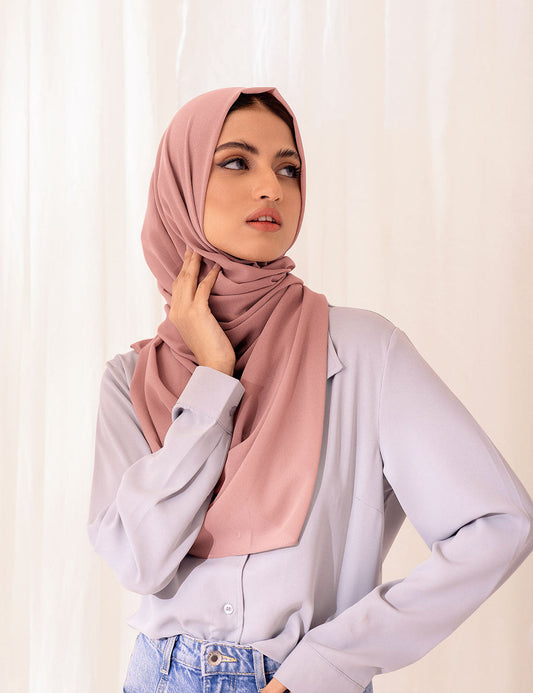 Chiffon Georgette Bubble Hijab Easy to wear Muslim Modest Headwear Muslims Wear