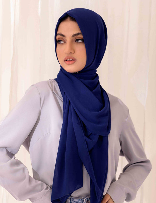 Chiffon Georgette Bubble Hijab Muslim Modest Headwear Muslims Scarf